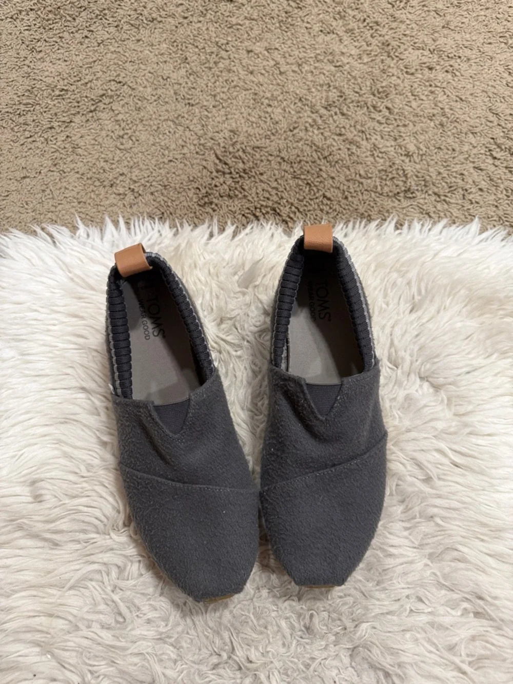 TOMS Women’s RESIDENT 2.0 SNEAKER‎ In Grey Felt Size 7.5